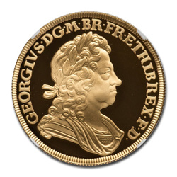 The Royal Mint: British Monarchs – král Jiří I zlatá mince ve slab kapsli NGC