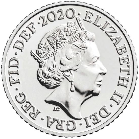 Lote de 13 monedas de cobre Reino Unido 2020