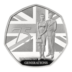 Lote de 5 monedas conmemorativas de plata del Reino Unido 2023 Proof Piedfort