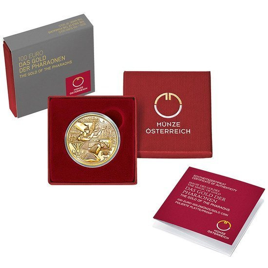 La Magia del Oro: Oro de los Faraones 100 Euros 2020 Proof