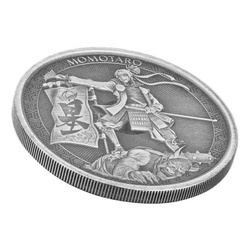 Samoa : Legends of Japan Series - Momotaro and the Demon Subdued in Anime Style 1 once d'argent 2020 Antiqued Coin
