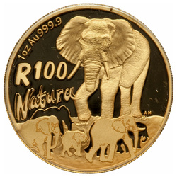 Natura: Elephant 1 onza de oro 2008 Proof