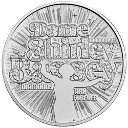 Dame Shirley Bassey 5 lire cupronichel 2023