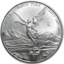 Mexican Libertad 1 oz Silver 2011