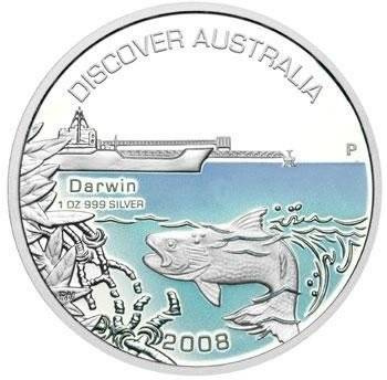 Discover Australia : Darwin 1 once d'argent 2008 Proof
