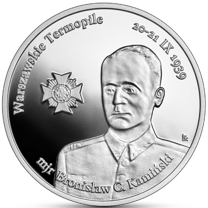 Polskie Termopile - Warszawskie Termopile 20 zł Argento 2023 Proof
