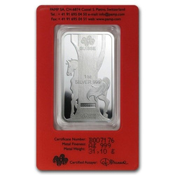 1 oz Bar Silver Lunar Year of the Horse