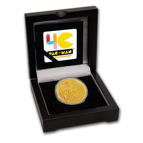 Niue: 40 Aniversario del juego PAC-MAN 1 oz Plata 2020 Losa