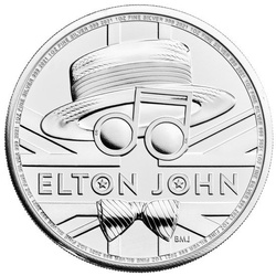 Zenei legendák: Elton John 1 uncia ezüst 2021