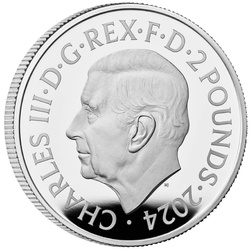 Dinosaures : spécimens emblématiques - Stégosaure 1 uncja Srebra 2024 Proof