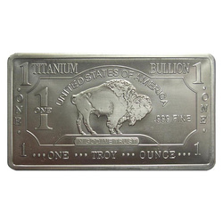 Lingote Buffalo 1 onza Titanio