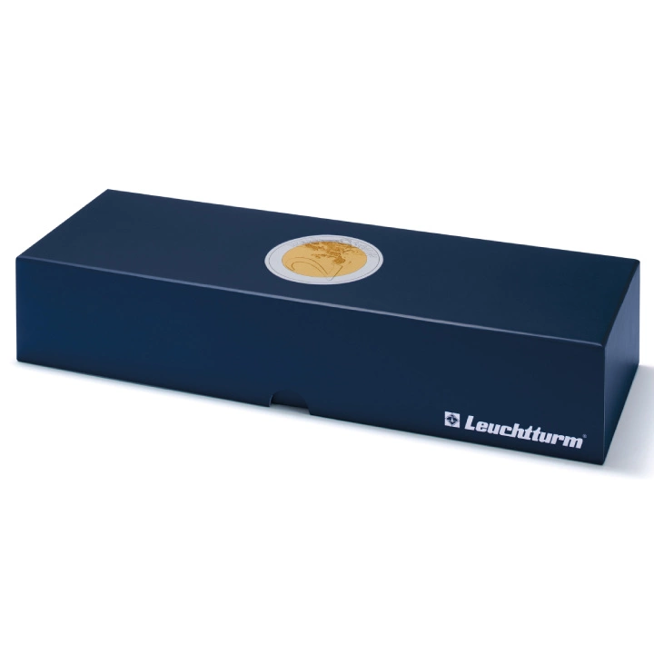 Leuchtturm - Cutie de arhivare LOGIK pentru 40 de monede de 2 euro în card