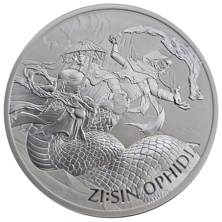 South Korea: ZI:SIN Ophidia 1 uncja Srebra 2025