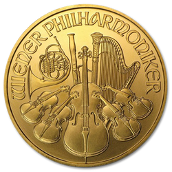 Wiener Philharmoniker 1/2 oz Gold 2015