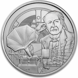 Niue: Icone dell'ispirazione - Thomas Edison 1 oncia d'argento 2023