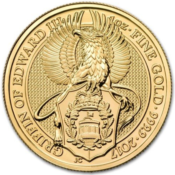 The Queen’s Beasts: Set of 10 coins 1 oz Gold 2016-2020