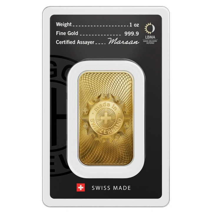 Gold Bar Argor-Heraeus 1 oz