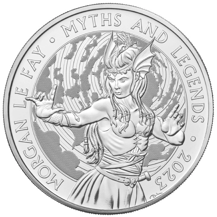 Myths & Legends: Morgan Le Fay £5 Cupro-nickel 2023