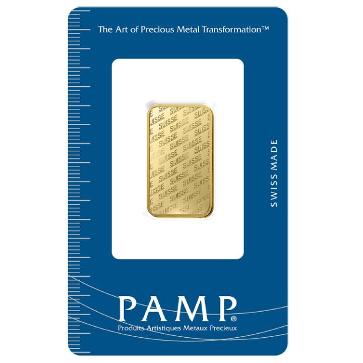 Lingote PAMP Suisse 1/2 oz oro (CertiPack abierto)
