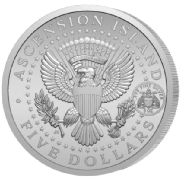 Pièce commémorative en argent JFK 5 onces d’argent 2024 Proof