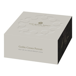 Gothic Crown Portrait 2 once d'oro 2021 Proof