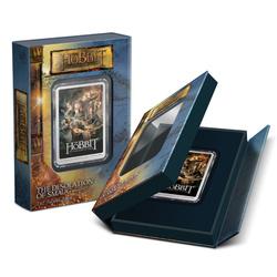 Niue : The Hobbit Poster - The Desolation of Smaug coloré 1 once d'argent 2023 Proof
