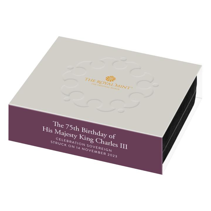 III. Károly király őfelsége 75. születésnapja Ünnepi szuverén 2023 (2023. november 14-én verték)