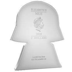 Niue: Star Wars – Darth Vader Chibi‑Münze, farbig, 1 Unze Silber, 2020, Polierte Platte (Proof)