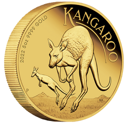 Kangourou australien 5 onces d'or 2022 Proof