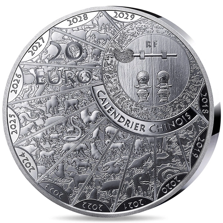 Francja: Rok Konia 1 uncji Srebra 2026 Proof