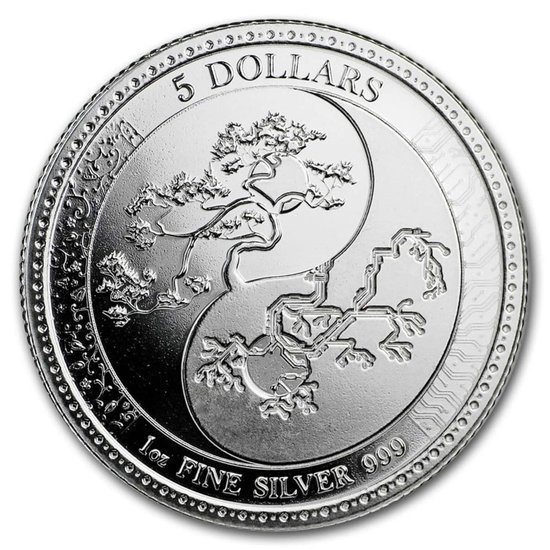 Tokelau: Equilibrium 1 uncja Srebra 2018