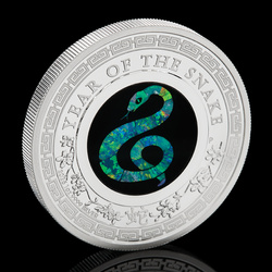 Perth Mint: Lunar III - Year of the Snake 1 oz Silver 2025 Proof Opal
