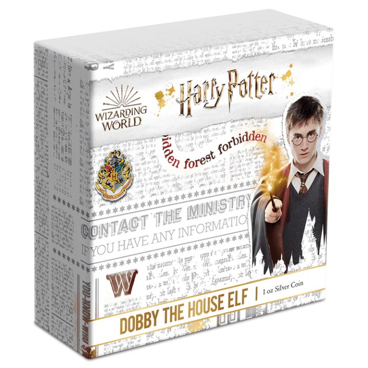 Niue: Harry Potter Classic - Dobby the House Elf 1 uncja Srebra 2021 Proof