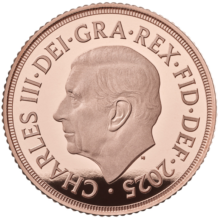 Wielka Brytania: Suweren Zestaw 5 złotych monet 2025 Proof