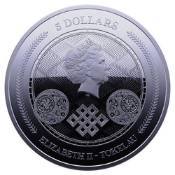 Tokelau: Chronos 1 oz Silver 2021 Prooflike