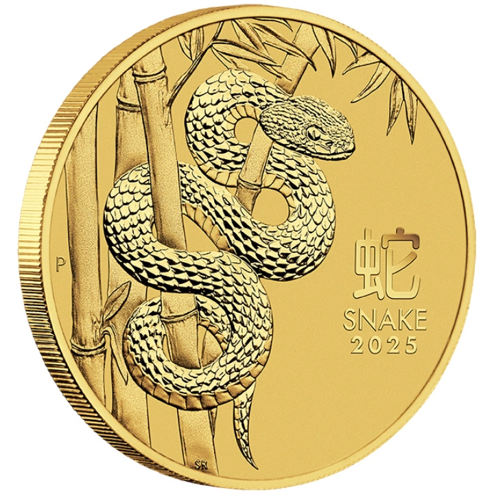 Perth Mint: Lunar III – Jahr der Schlange 1/20 Unze Gold 2025