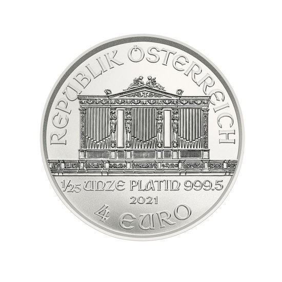 Wiedeński Filharmonik 1/25 uncji Platyny 2021