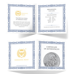 Germania Mint : Megafaune – Lion des cavernes 1 once Argent 2026