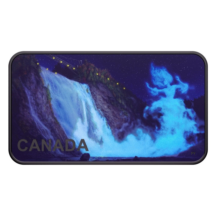 Canada: Haunted Canada - Lady in White colorata 1 oncia d'argento 2025 Proof