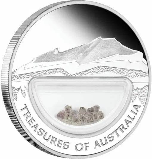 Tesori dell'Australia: Diamanti 1 oncia d'argento 2009 Proof