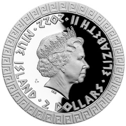 Niue: Mythical Creatures - Scarabeus $2 Srebro 2022 Proof