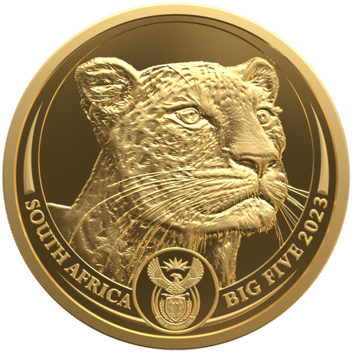  Big Five II: Leopard 1/4 uncji Złota 2023 Proof