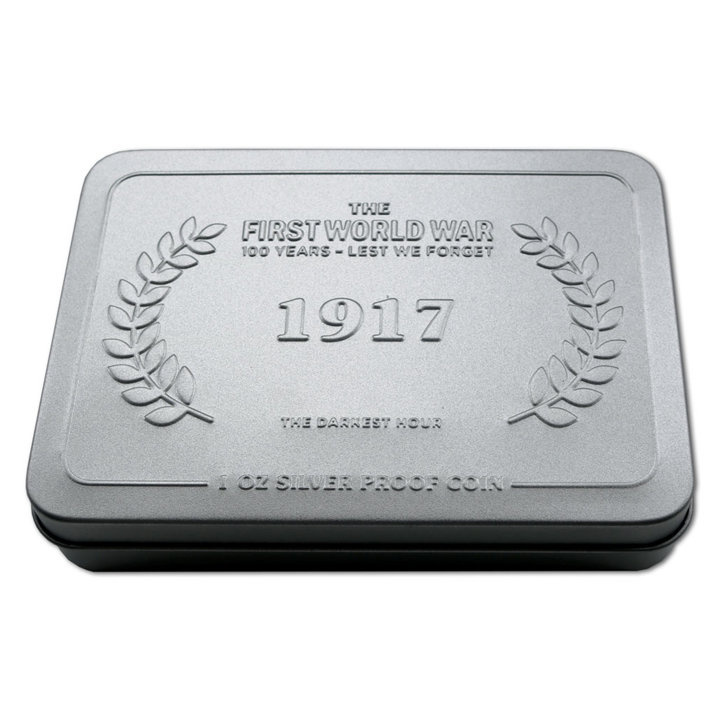 The Darkest Hour 1 uncja Srebra 2017 Proof