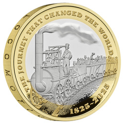 200 Years of the Modern Railway £2 Srebro 2025 Proof