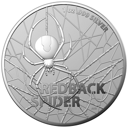 Le creature più pericolose dell'Australia: Ragno Redback 1 oncia d'argento 2020