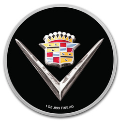 Cadillac Coupe DeVille (1949) color 1 oz Silver Slab