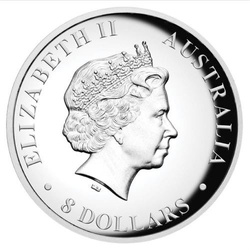 Australian Kangaroo 5 oz Silver 2016 High Relief