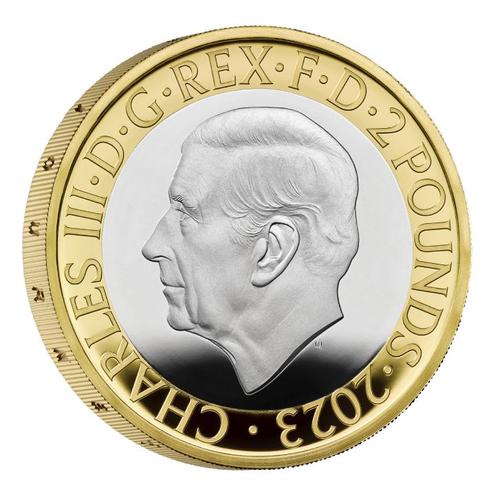 Zestaw 5 monet Wielka Brytania Srebro 2023 Proof Commemorative Coin