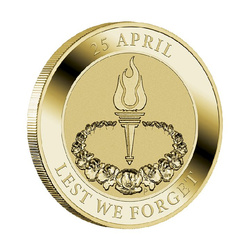 Anzac Day 1 dolar aluminiu-bronz 2023 în card