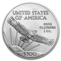 American Eagle 1 once de platine 2020